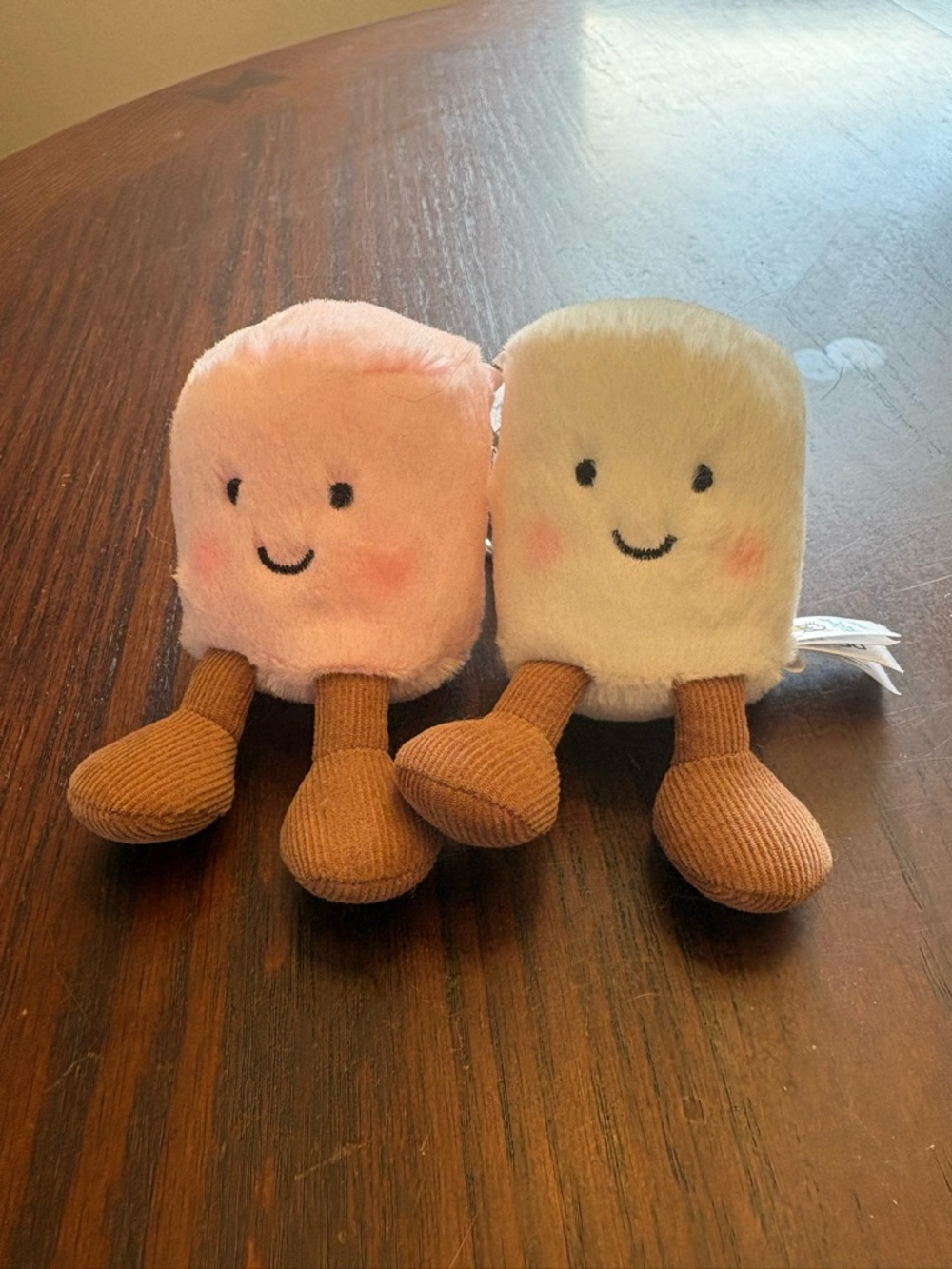 Jellycat Amuseable Pair of Marshmallows Bag Charm
